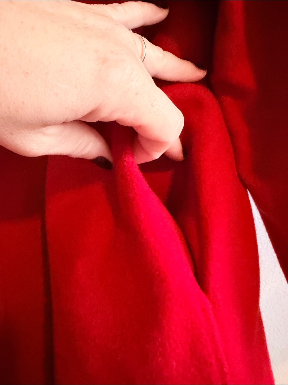 JNBY Denmark Red Hooded Wool Blend Coat S Oversized Minimalist Avant-Garde Luxur - Picture 7 of 9